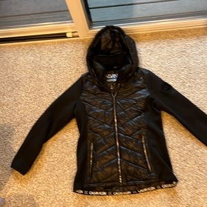 Women’s Calvin Klein Performance Mixed Media Quilted Jacket Black